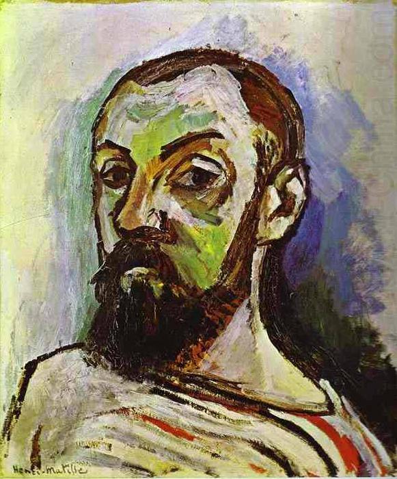 Henri Matisse Self Portrait in a Striped Tshirt china oil painting image